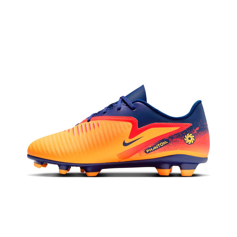 Nike botas de futbol niño cesped artificial JR PHANTOM 6 HAALAND LOW CLUB FG/MG puntera