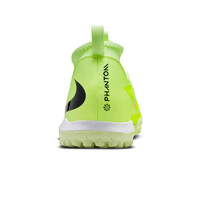 Nike botas de futbol niño multitaco y terreno duro JR PHANTOM 6 HIGH ACADEMY TF vista trasera