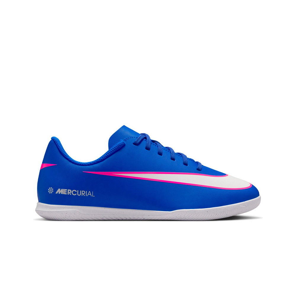 Nike botas fútbol sala niño JR MERCURIAL VAPOR 16 CLUB IC AZ lateral exterior