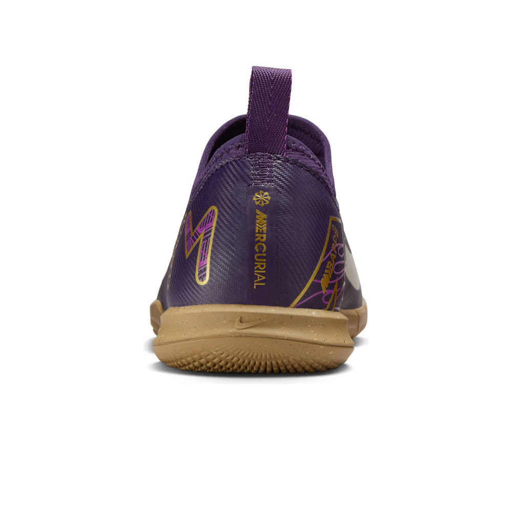 Nike botas fútbol sala niño JR MERCURIAL ZOOM VAPOR 16 ACADEMY KM IC MN vista trasera