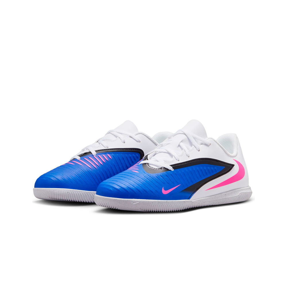 Nike botas fútbol sala niño JR PHANTOM 6 LOW CLUB IC AZ lateral interior