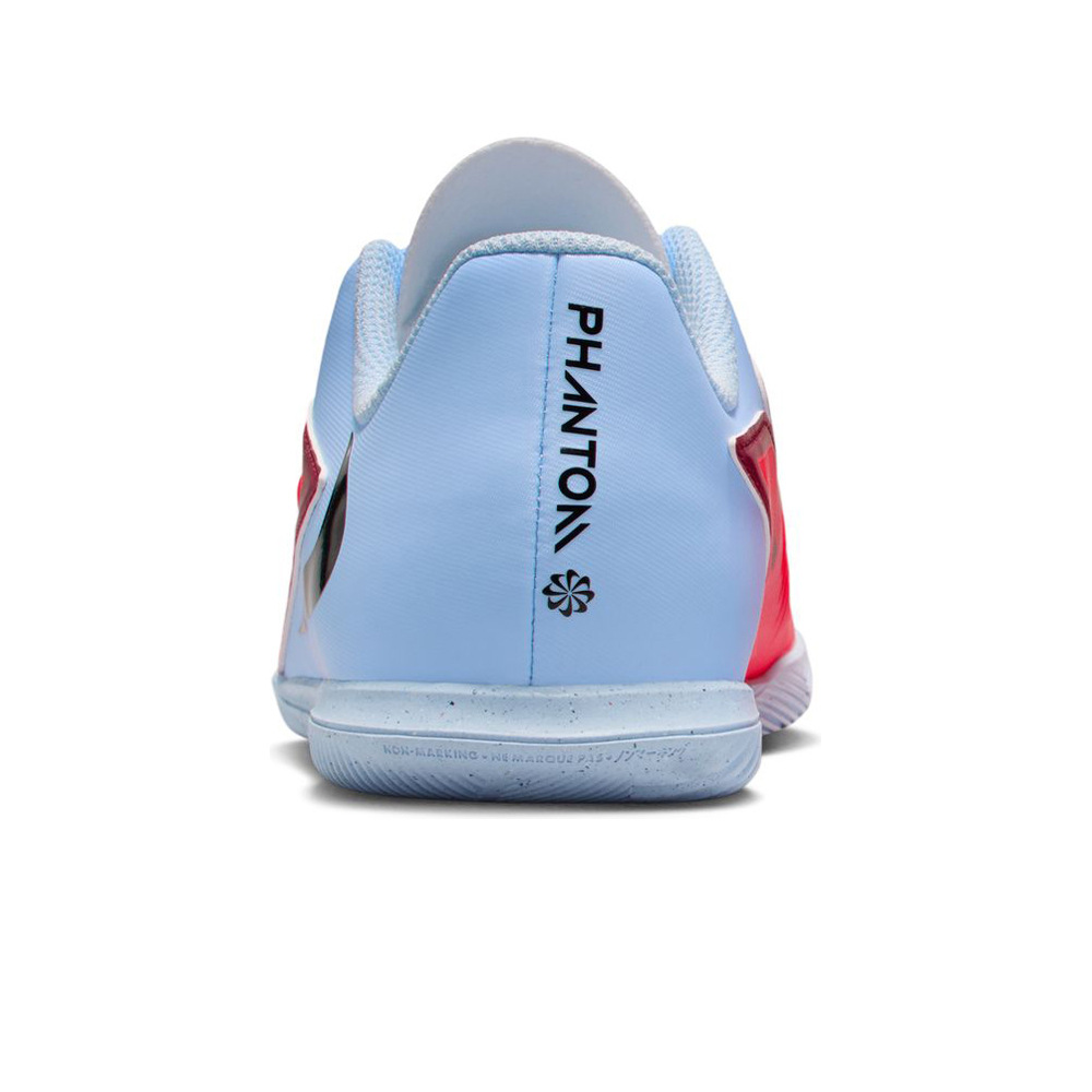 Nike botas fútbol sala niño JR PHANTOM 6 LOW CLUB IC vista trasera