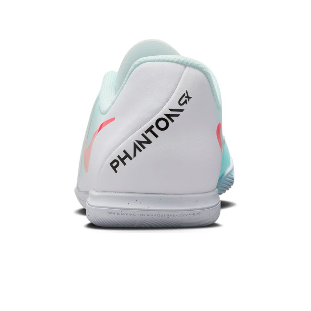 Nike botas fútbol sala niño JR PHANTOM GX 2 CLUB IC VERO vista trasera