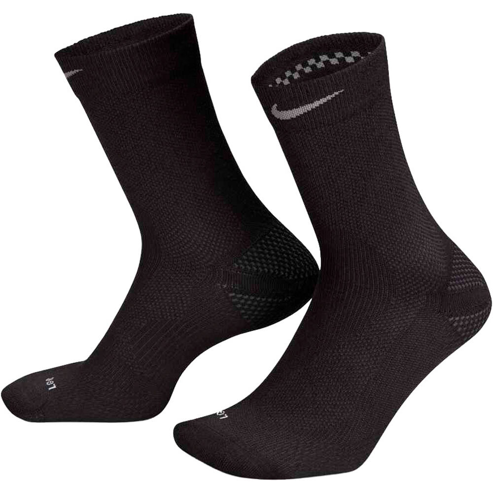 Nike calcetines running U NK LTWT RUN CREW 1PR - 200 vista frontal