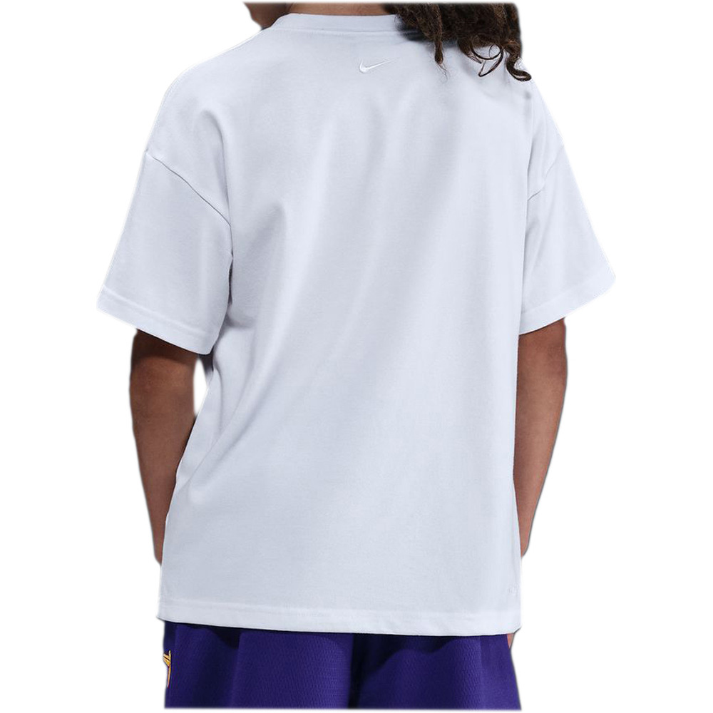 Nike camiseta baloncesto niños KB K NK DF TEE M90 BL vista trasera