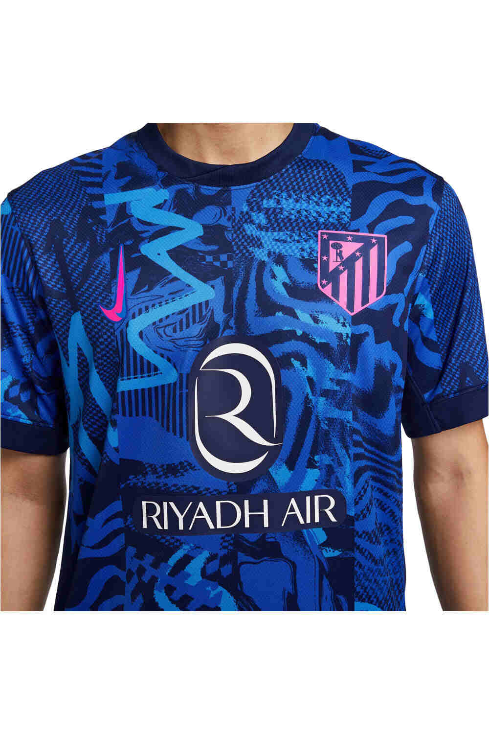 Nike camiseta de fútbol oficiales AT.MADRID 25 M NK DF JSY SS STAD 3R 03