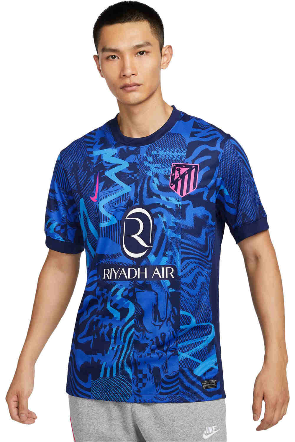 Nike camiseta de fútbol oficiales AT.MADRID 25 M NK DF JSY SS STAD 3R vista frontal