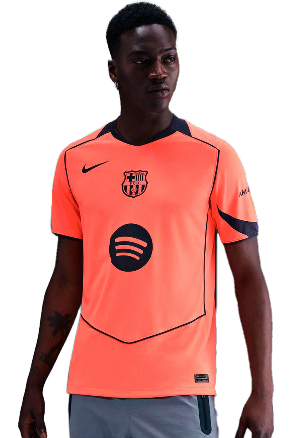 Nike camiseta de fútbol oficiales BARCELONA 26 M NK DF JSY SS STAD 3R CORAL vista frontal