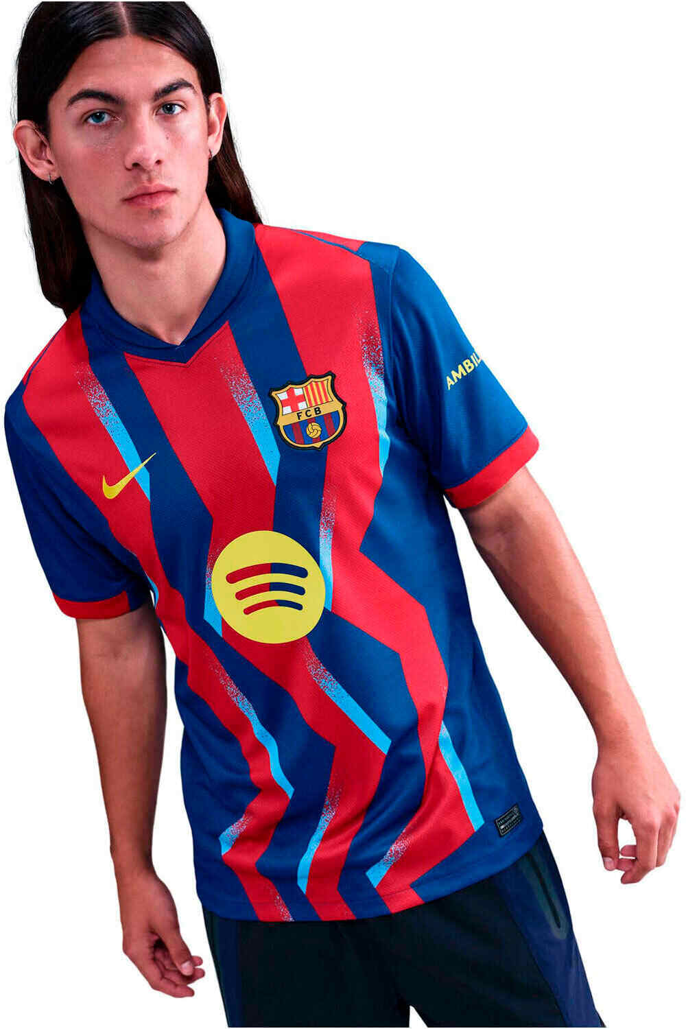 Nike camiseta de fútbol oficiales BARCELONA 26 M NK DF JSY SS STAD 4R vista detalle