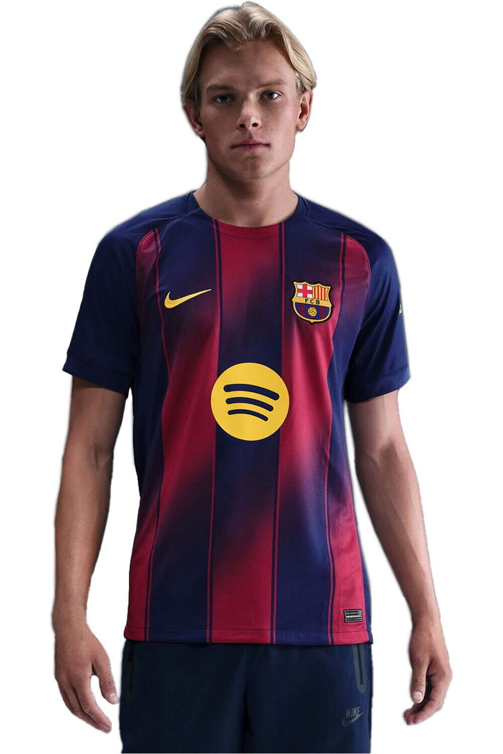 Nike camiseta de fútbol oficiales BARCELONA 26 M NK DF JSY SS STAD HM AZGRA vista frontal