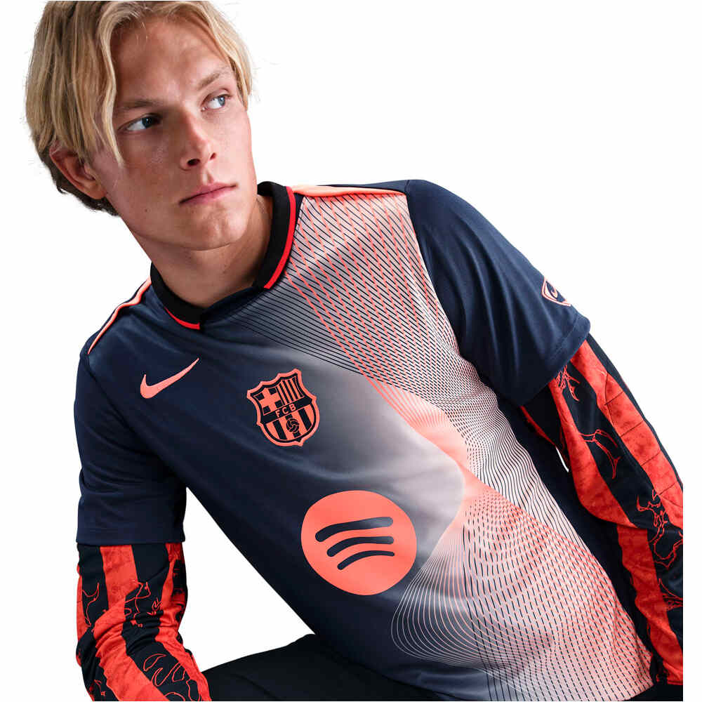 Nike camiseta de fútbol oficiales BARCELONA 26 MNK DF ACDPR SS TOP K 3RPM vista detalle