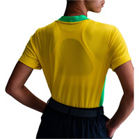 Nike camiseta de fútbol oficiales BRASIL 25 W NK DF JSY SS STAD HM vista trasera