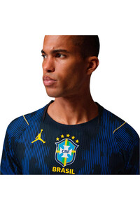 Nike camiseta de fútbol oficiales BRASIL 26 M NK DF JSY SS MATCH AW AZ vista detalle