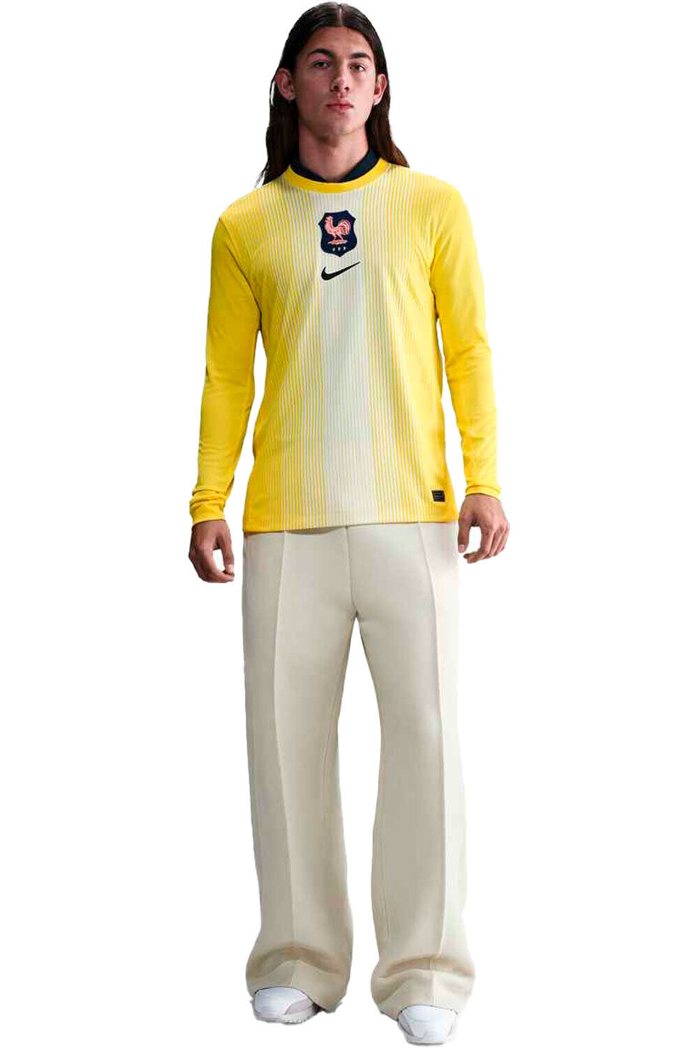 Nike camiseta de fútbol oficiales FRANCIA 25 M NK DF JSY LS STAD GK vista frontal