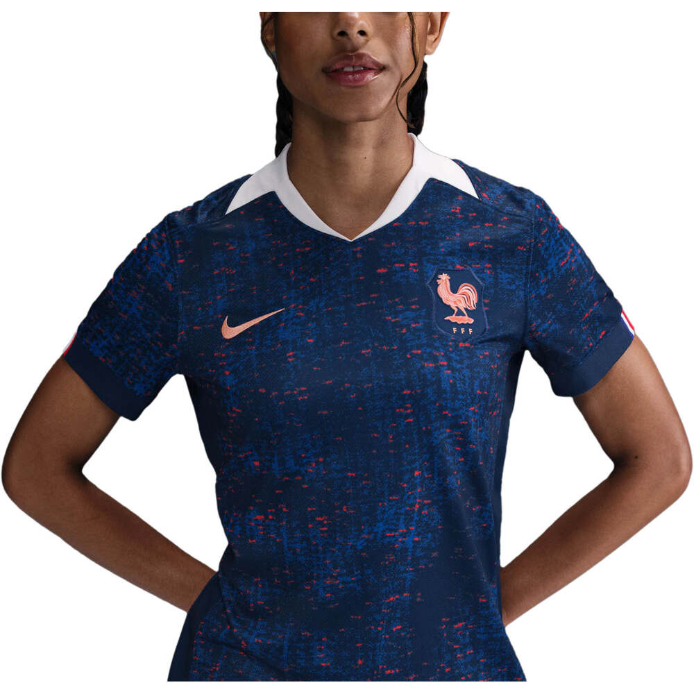 Nike camiseta de fútbol oficiales FRANCIA 25 W NK DF JSY SS STAD HM vista detalle