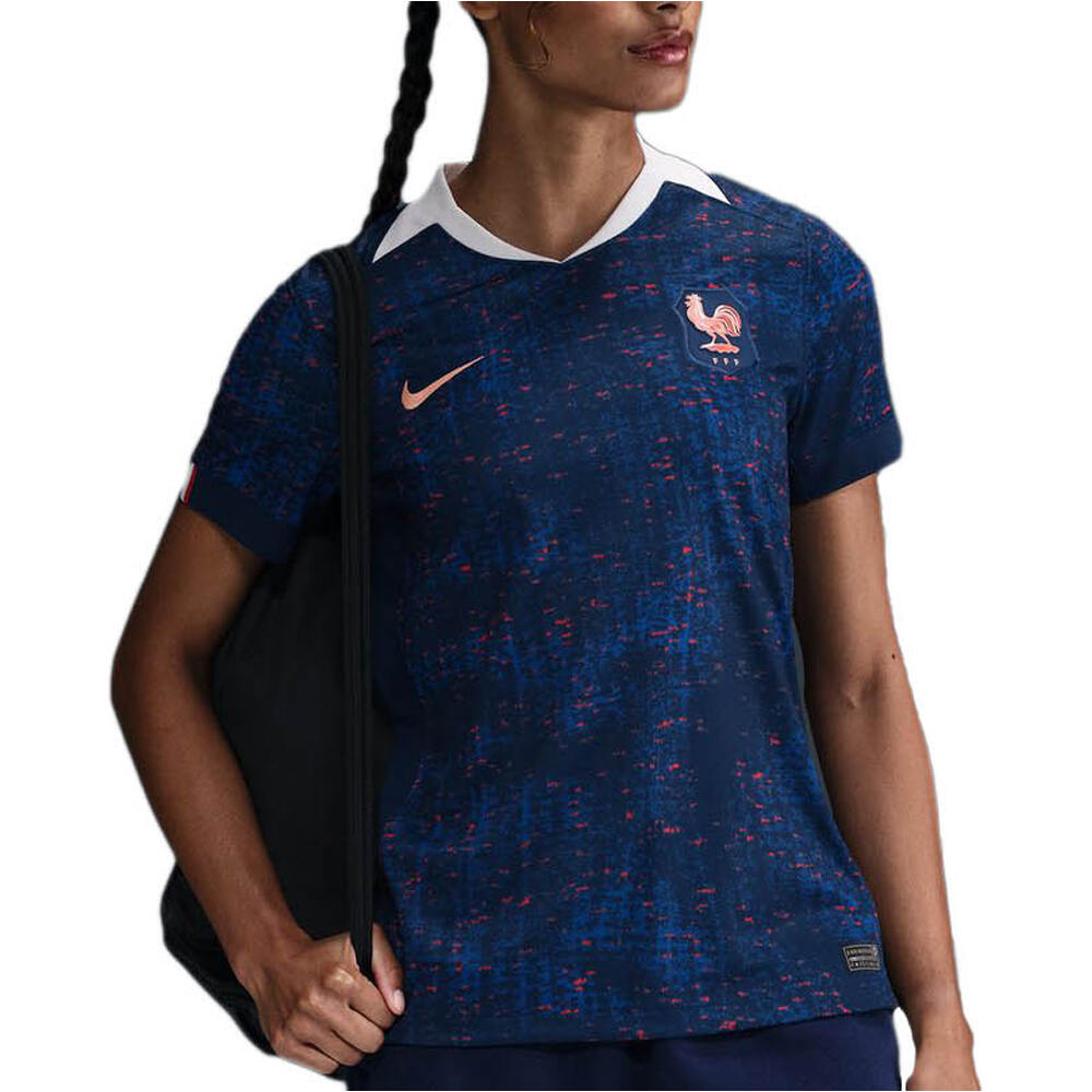 Nike camiseta de fútbol oficiales FRANCIA 25 W NK DF JSY SS STAD HM vista frontal