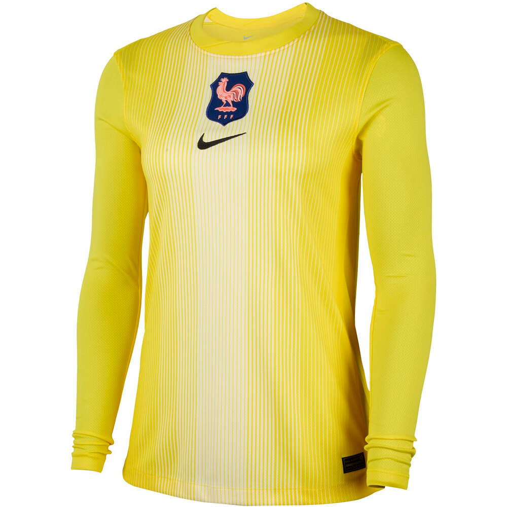 Nike camiseta de fútbol oficiales FRANCIA 25 W NK DF STAD JSY LS GK vista detalle