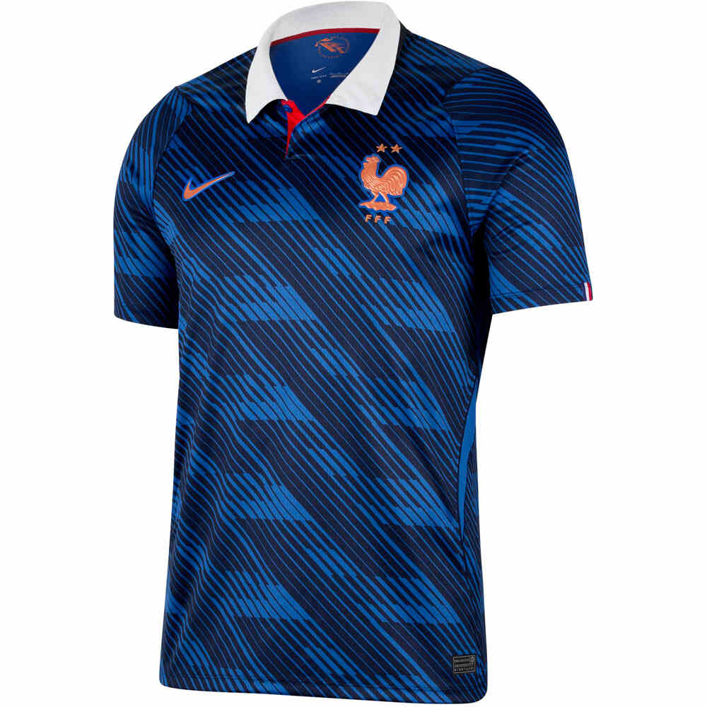 Nike camiseta de fútbol oficiales FRANCIA 26 M NK DF JSY SS STAD HM 05