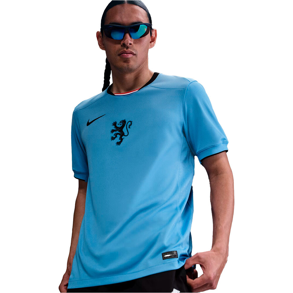 Nike camiseta de fútbol oficiales HOLANDA 25 M NK DF STAD JSY SS AW vista detalle