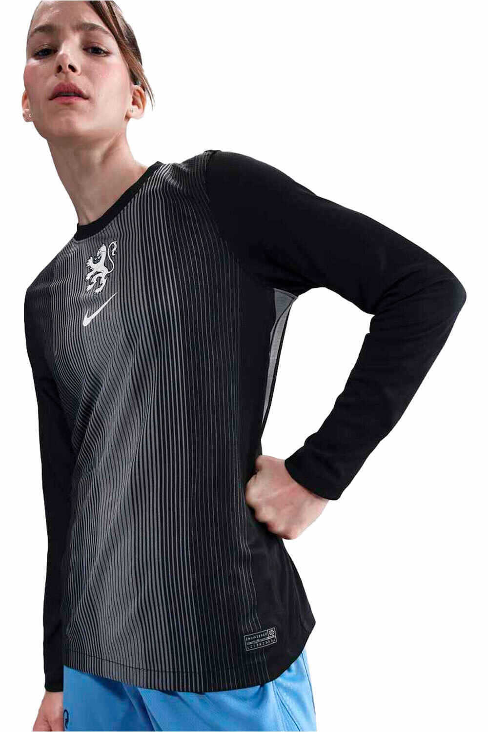 Nike camiseta de fútbol oficiales HOLANDA 25 W NK DF STAD JSY LS GK vista frontal