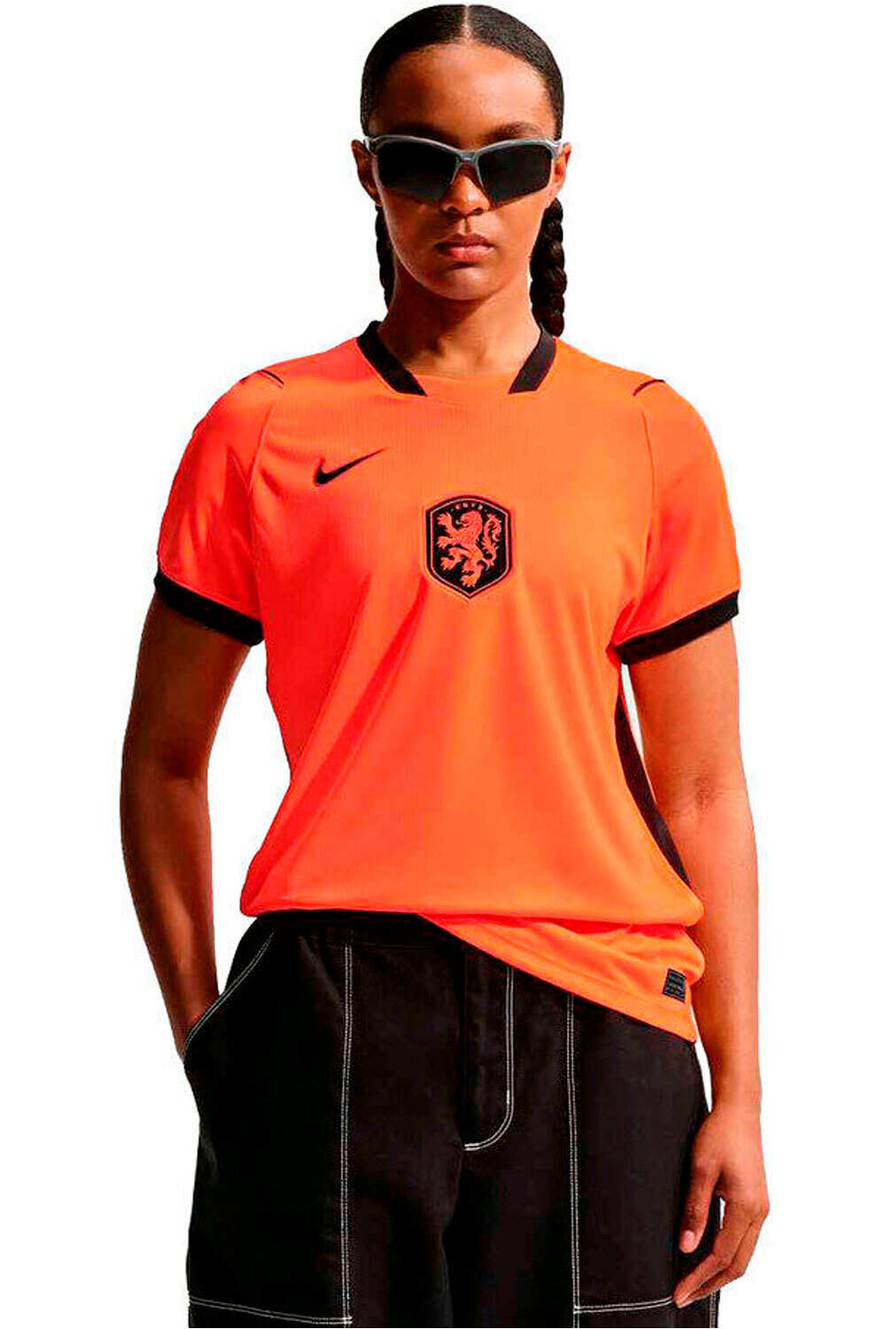 Nike camiseta de fútbol oficiales HOLANDA 26 W NK DF JSY SS STAD HM vista frontal