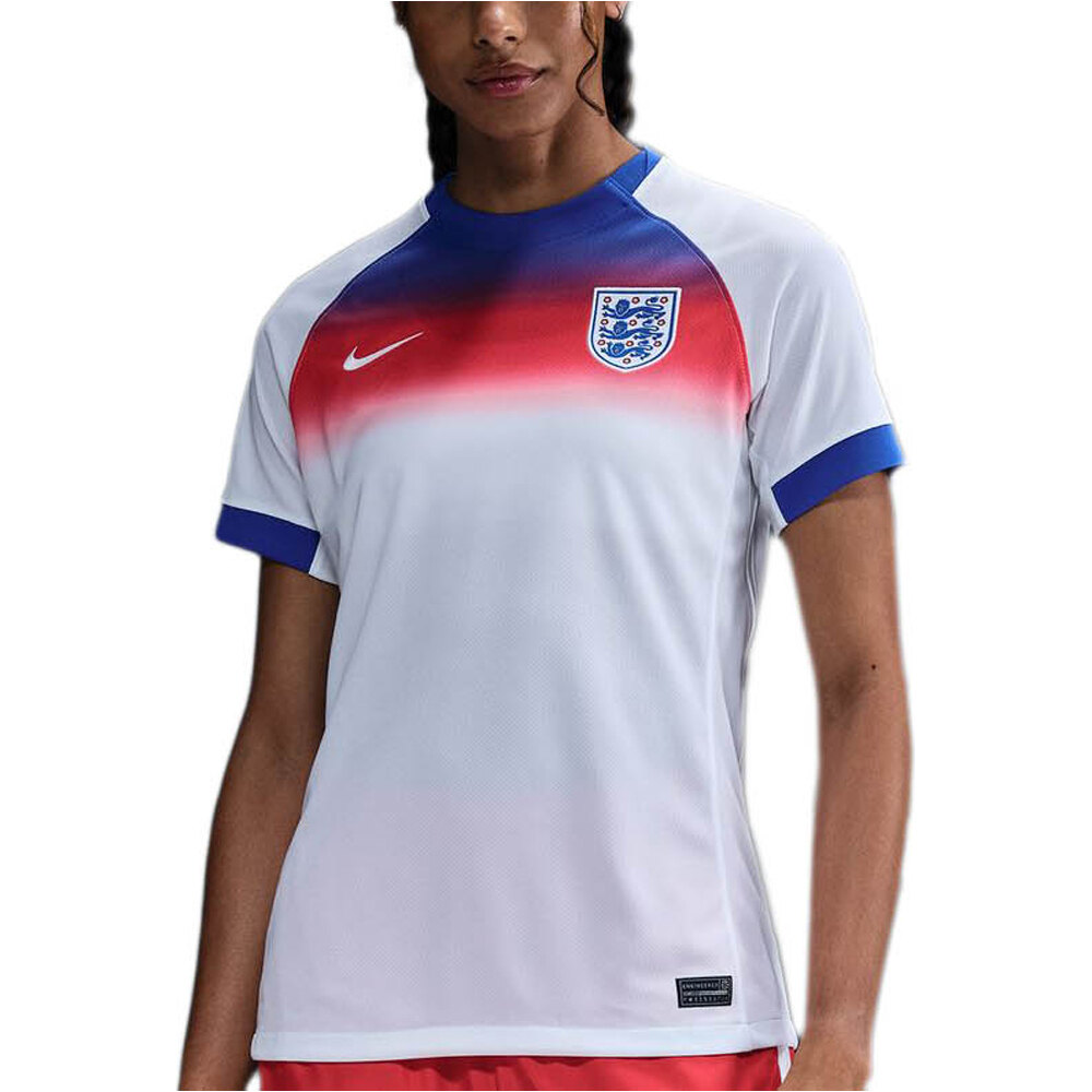 Nike camiseta de fútbol oficiales INGLATERRA 25 W NK DF JSY SS STAD HM vista frontal