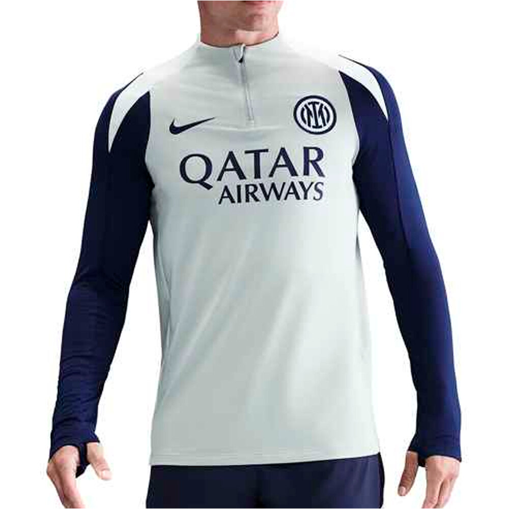 Nike camiseta de fútbol oficiales INTER 25 M NK DF STRK DRILL TOP K vista frontal