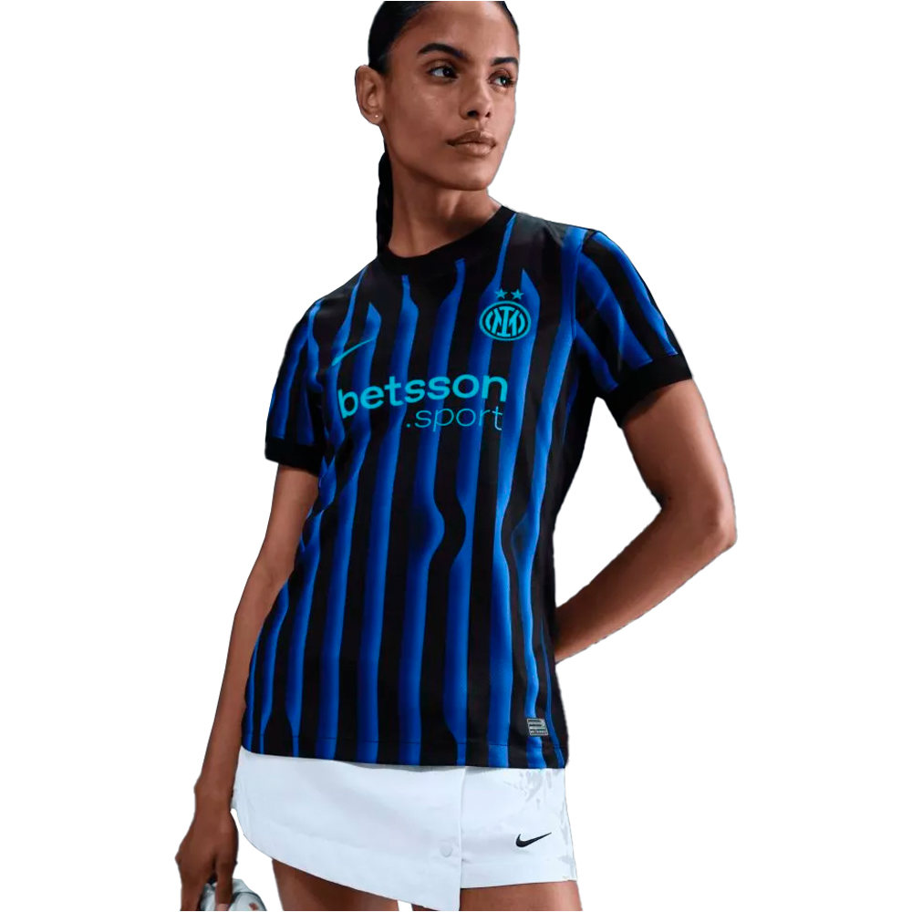Nike camiseta de fútbol oficiales INTER 25 W NK DF STAD JSY SS HM vista detalle