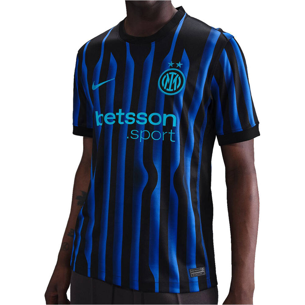 Nike camiseta de fútbol oficiales INTER 26  M NK DF JSY SS STAD HM vista frontal