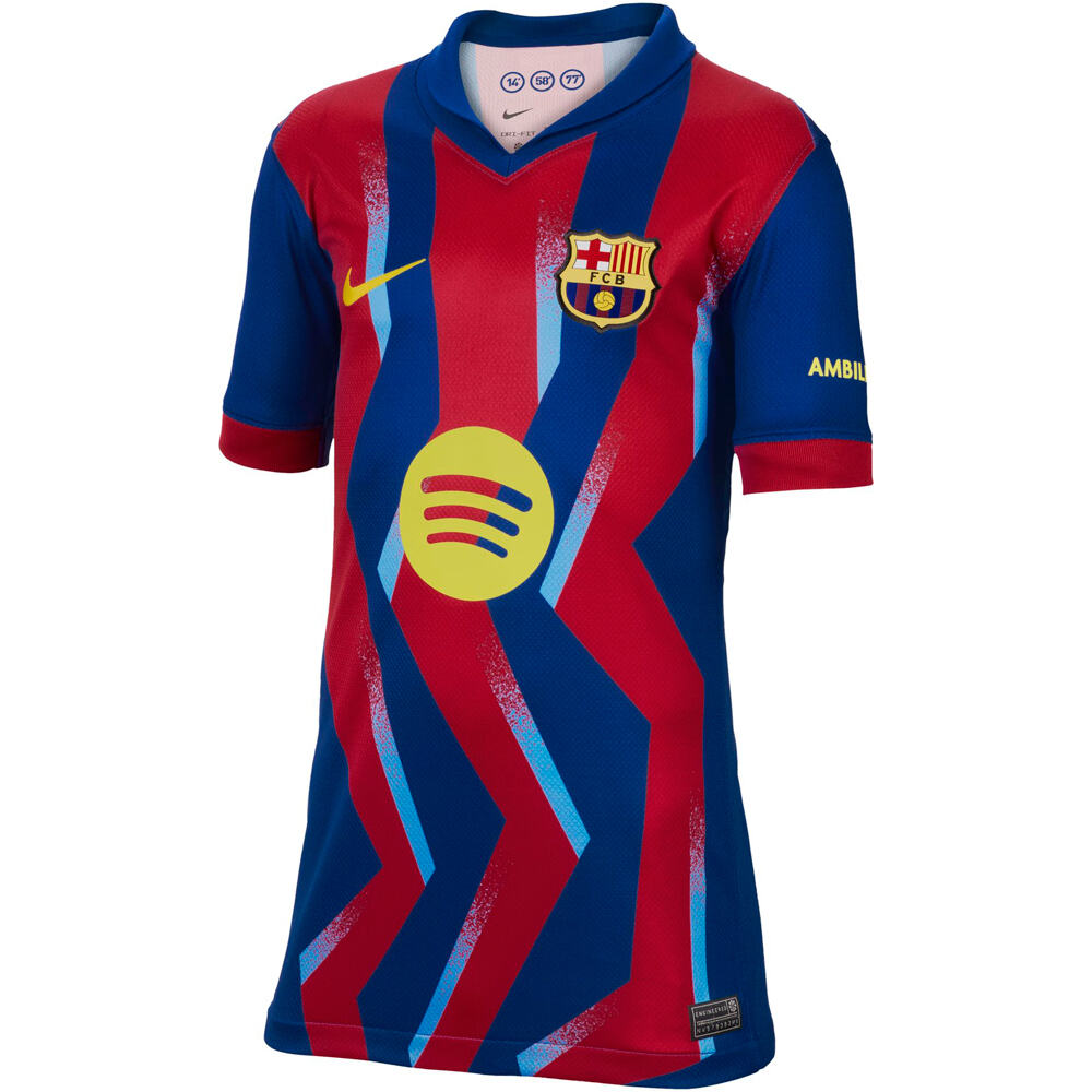 Nike camiseta de fútbol oficiales niño BARCELONA 26 Y NK DF JSY SS STAD 4R 05