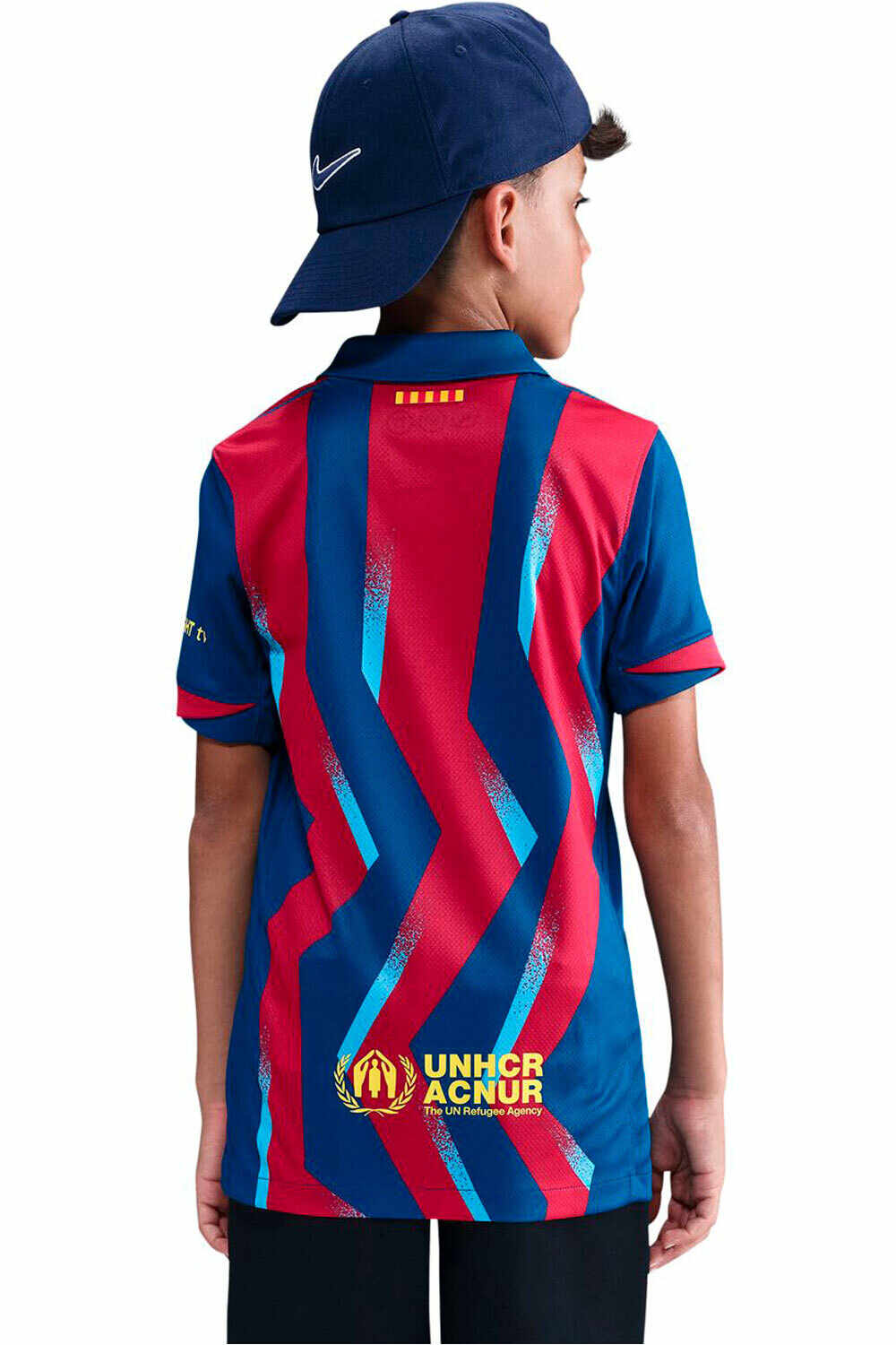 Nike camiseta de fútbol oficiales niño BARCELONA 26 Y NK DF JSY SS STAD 4R vista trasera