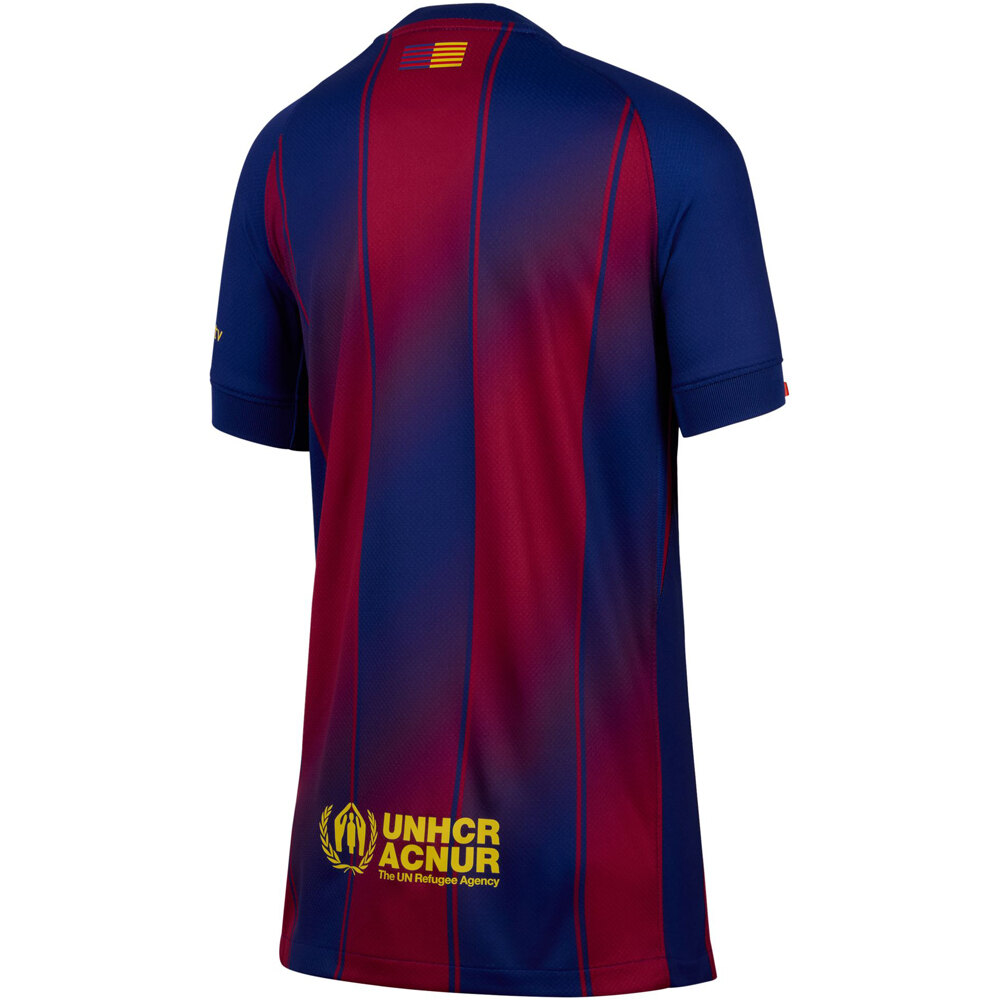 Nike camiseta de fútbol oficiales niño BARCELONA 26 Y NK DF JSY SS STAD HM vista trasera
