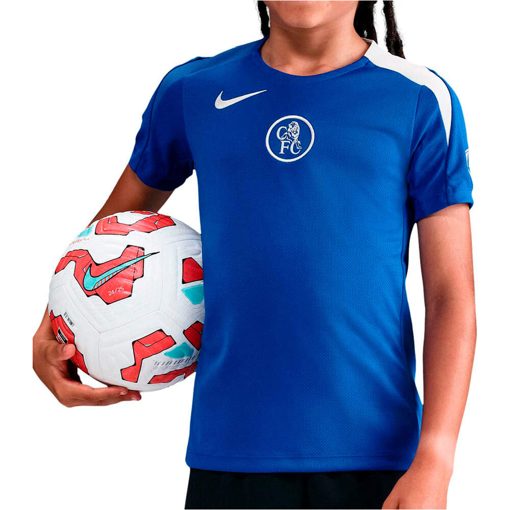 Nike camiseta de fútbol oficiales niño CFC Y NK DF STRK SS TOP K3R vista frontal