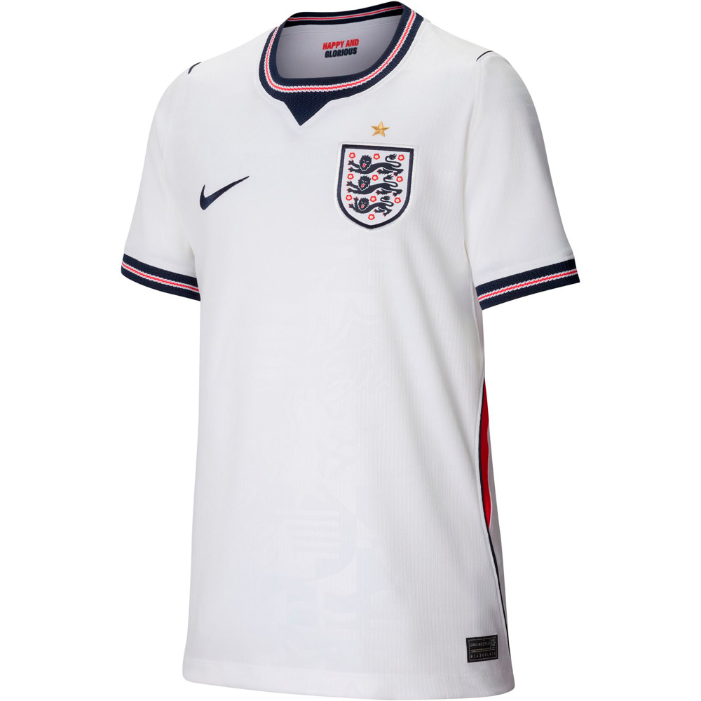 Nike camiseta de fútbol oficiales niño ENGLAND 26 Y NK DF JSY SS STAD HM 05