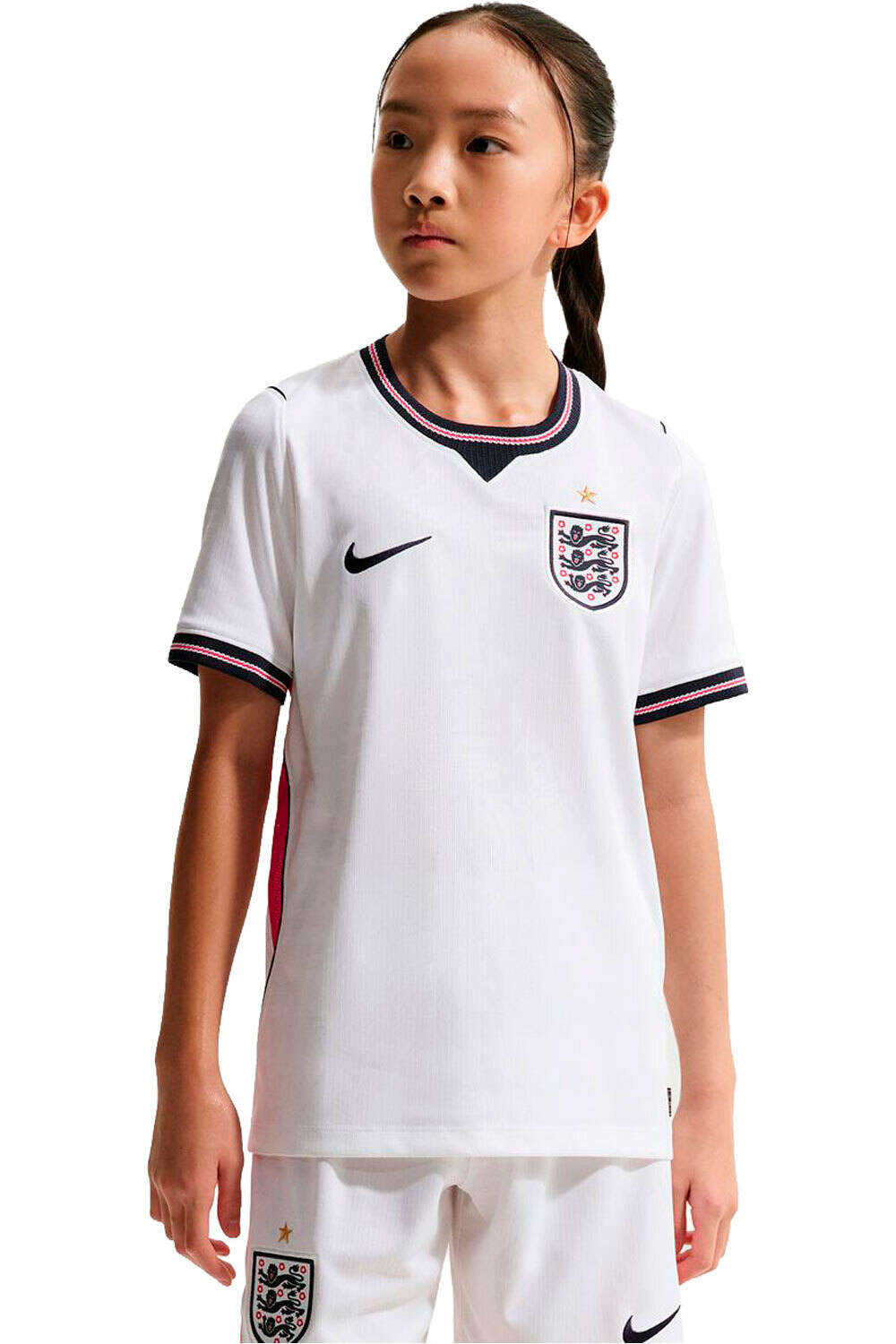 Nike camiseta de fútbol oficiales niño ENGLAND 26 Y NK DF JSY SS STAD HM vista frontal