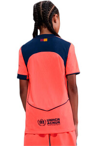 Nike camiseta de fútbol oficiales niño FCB Y NK DFADV JSY SS MATCH 3R vista trasera