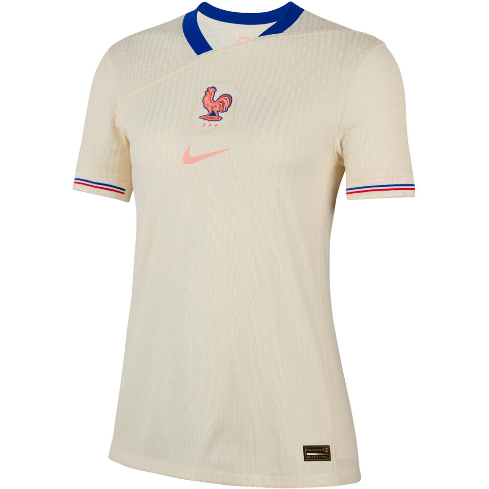 Nike camiseta de fútbol oficiales niño FRANCIA 25 W NK DFADV MATCH JSY SS AW vista frontal