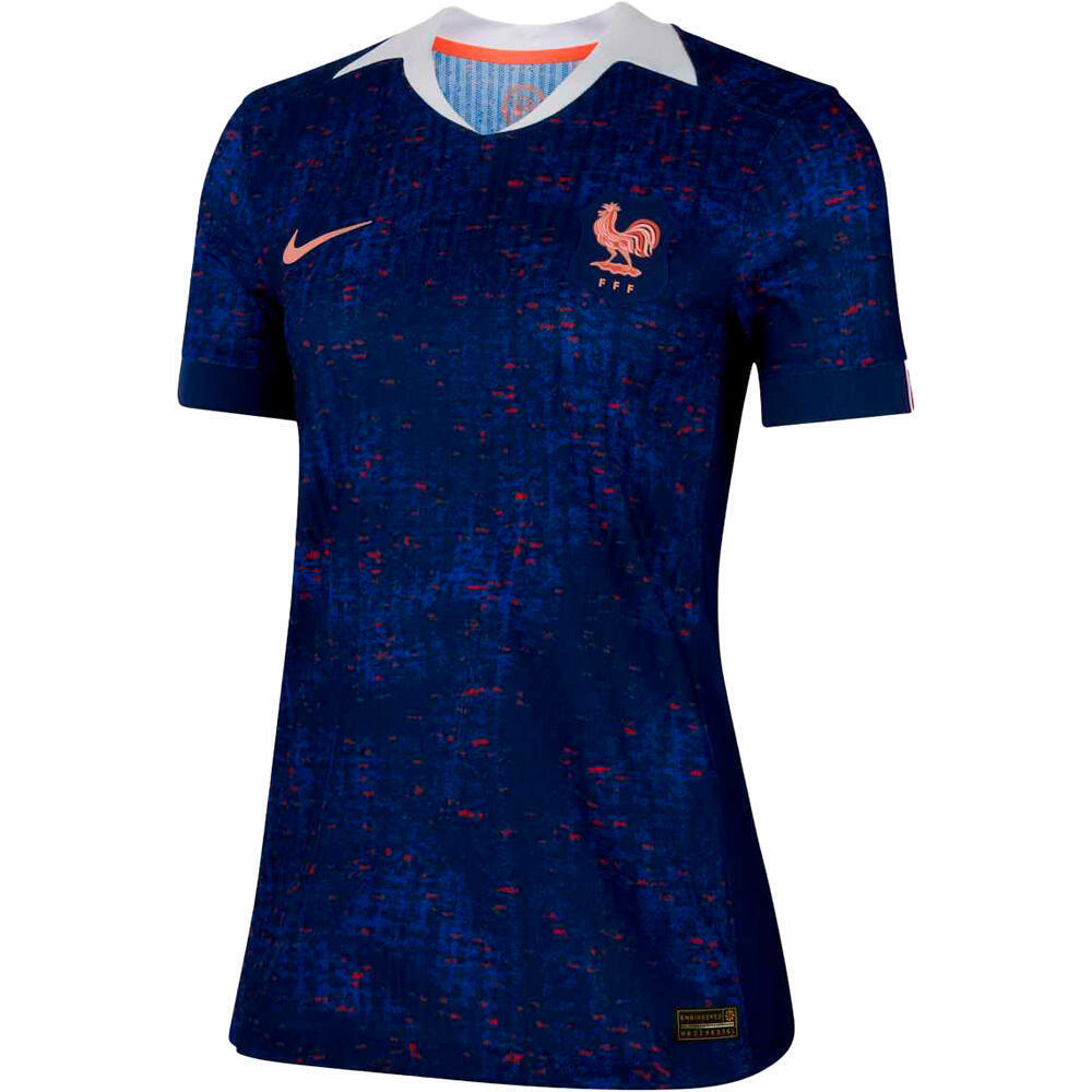 Nike camiseta de fútbol oficiales niño FRANCIA 25 W NK DFADV MATCH JSY SS HM vista frontal