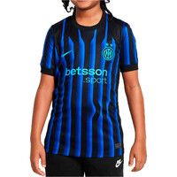 Nike camiseta de fútbol oficiales niño INTER 25 Y NK DF JSY SS STAD HM vista frontal