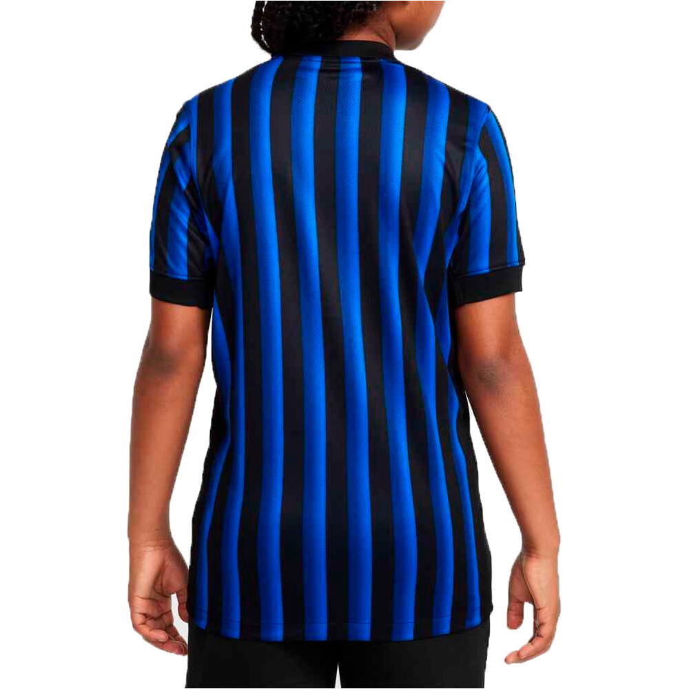 Nike camiseta de fútbol oficiales niño INTER 25 Y NK DF JSY SS STAD HM vista trasera