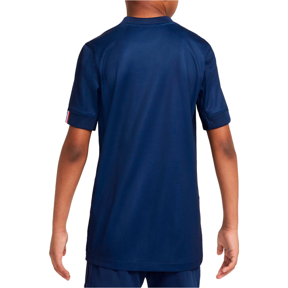 Nike camiseta de fútbol oficiales niño PSG 25 Y NK DF JSY SS STAD HM vista trasera