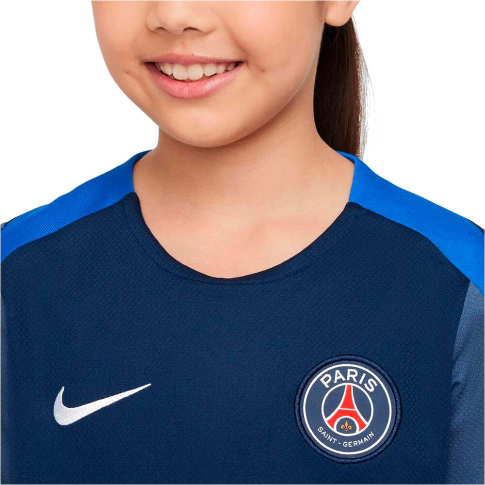 Nike camiseta de fútbol oficiales niño PSG Y NK DF STRK SS TOP K vista detalle