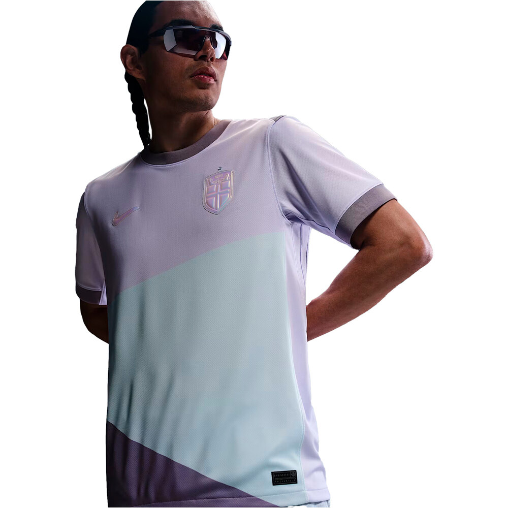 Nike camiseta de fútbol oficiales NORUEGA 25 M NK DF STAD JSY SS AW vista detalle