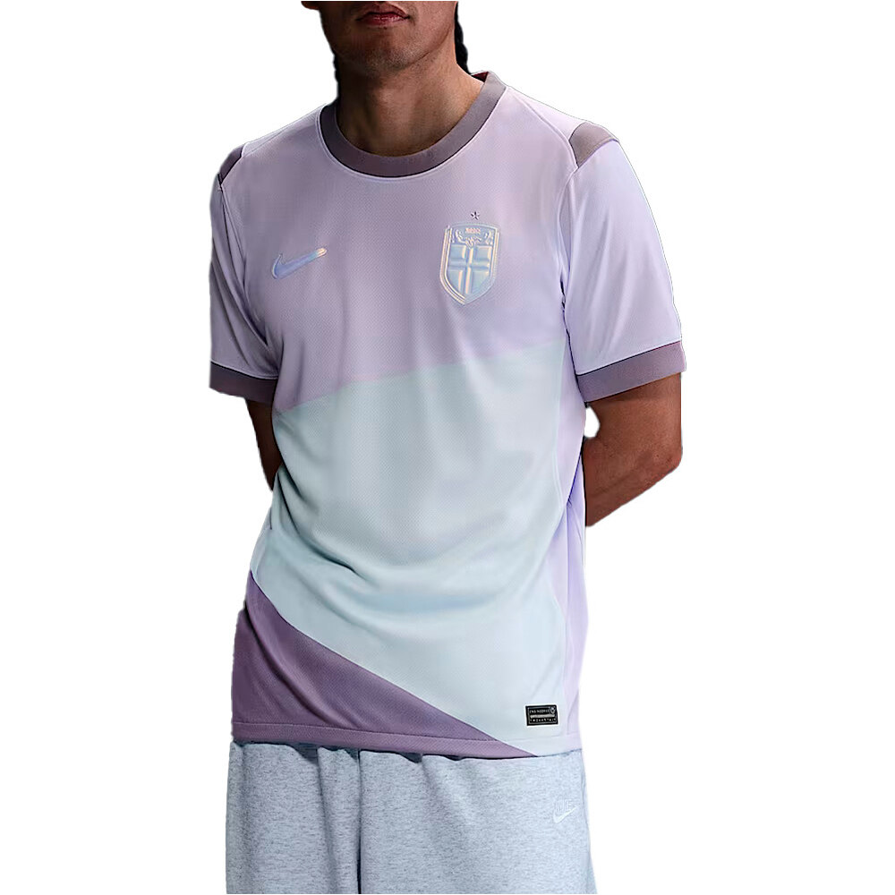 Nike camiseta de fútbol oficiales NORUEGA 25 M NK DF STAD JSY SS AW vista frontal