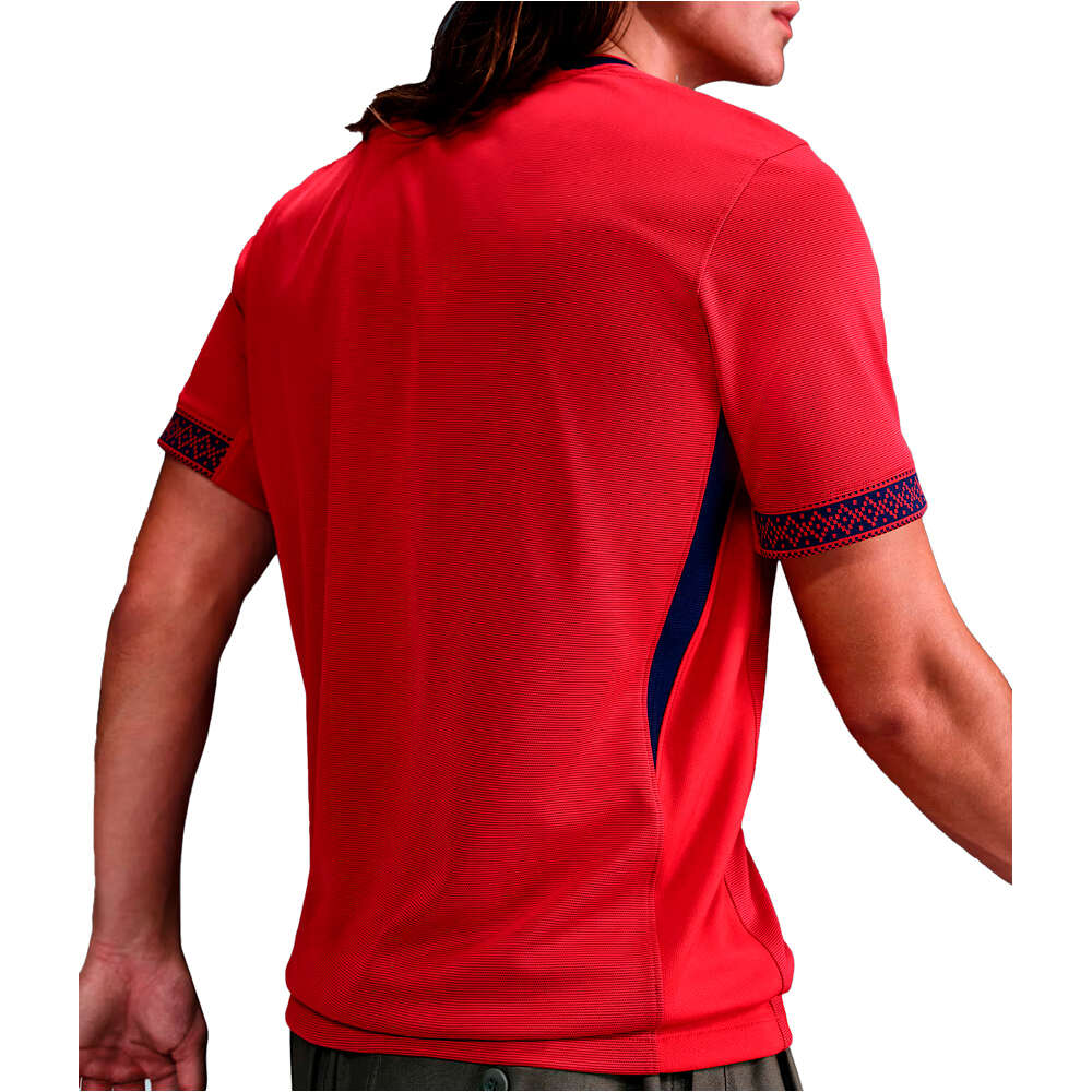 Nike camiseta de fútbol oficiales NORUEGA 25 M NK DF STAD JSY SS HM vista trasera