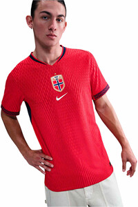 Nike camiseta de fútbol oficiales NORUEGA 25 M NK DFADV MATCH JSY SS HM vista trasera