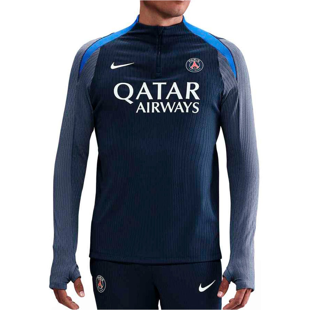 Nike camiseta de fútbol oficiales PSG 25 MNK DFADV STRKELT DRILT K vista frontal