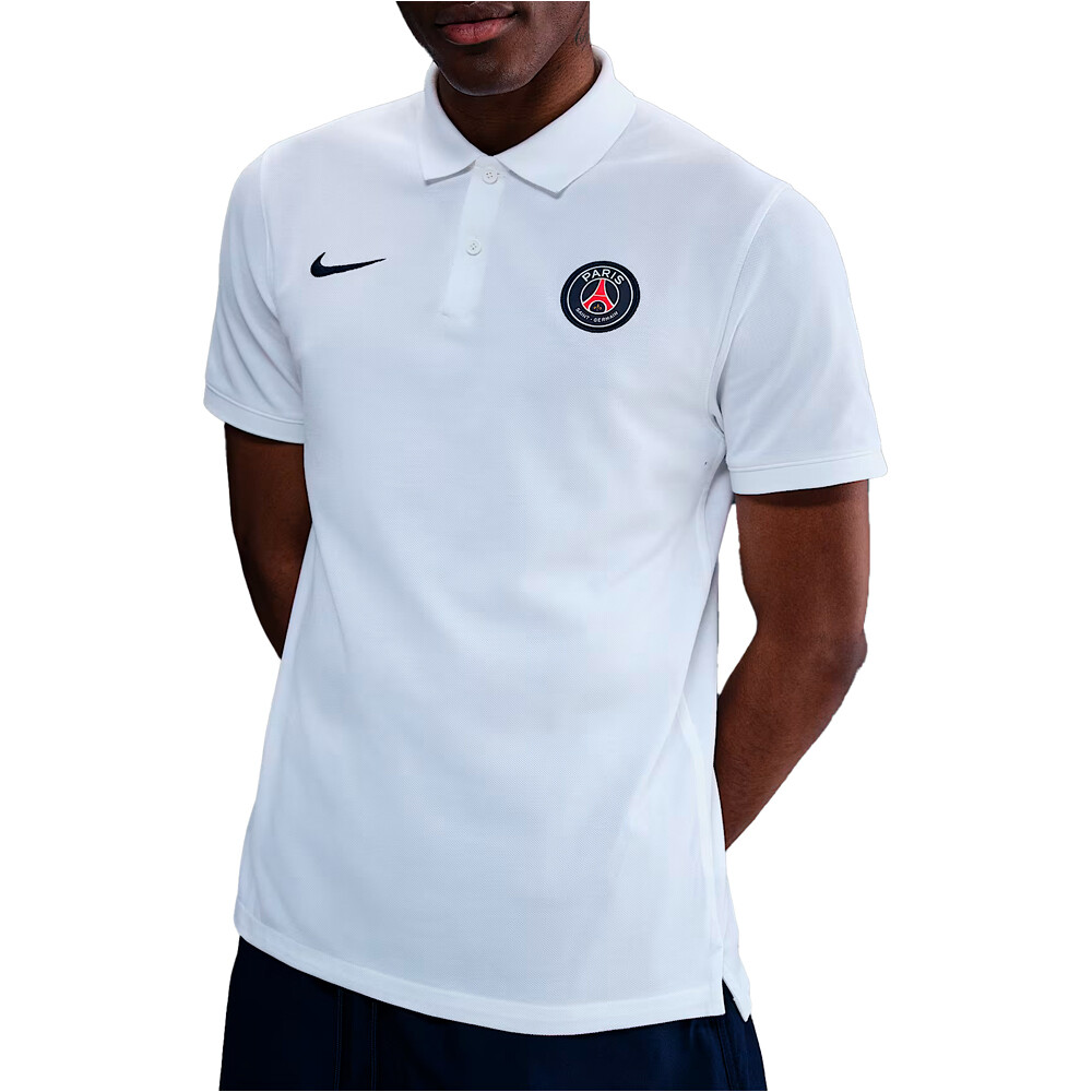 Nike camiseta de fútbol oficiales PSG 25 THE NIKE POLO DF 2.0 vista frontal
