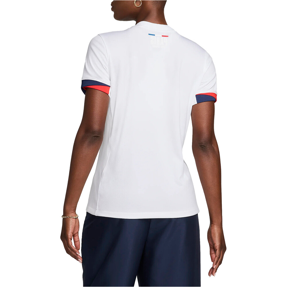 Nike camiseta de fútbol oficiales PSG 25 W NK DF STAD JSY SS AW vista trasera