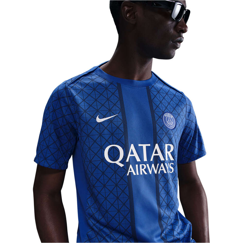 Nike camiseta de fútbol oficiales PSG 26 MNK DF ACDPR SS TOP K AW PM vista detalle